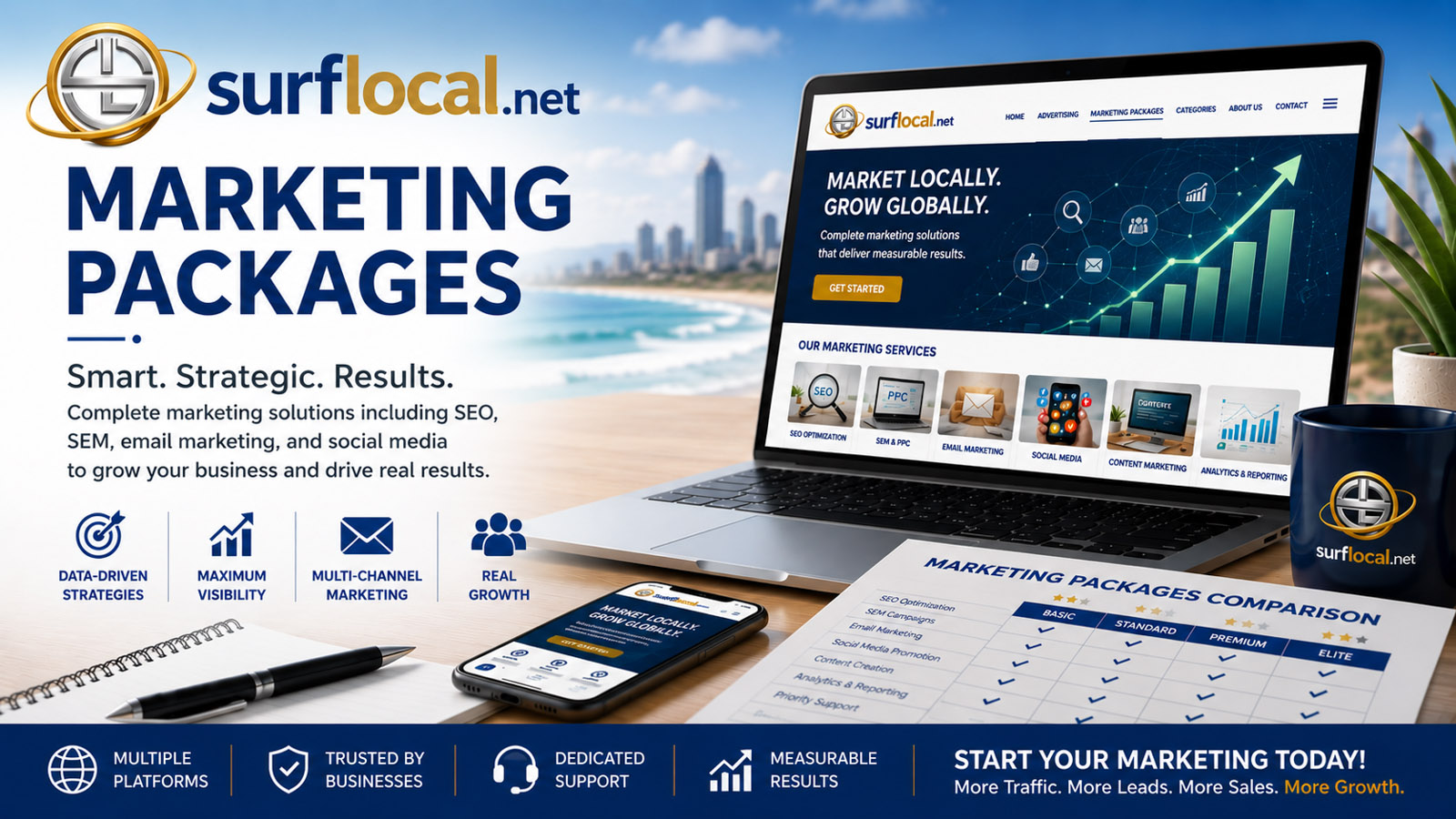 Surflocal 2026 marketing package overview