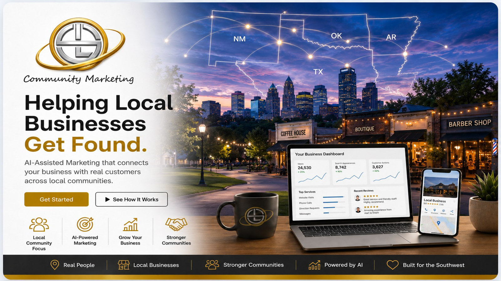 Edmond Oklahoma local advertising, business listings, coupons, city services, and Surflocal Wire updates
